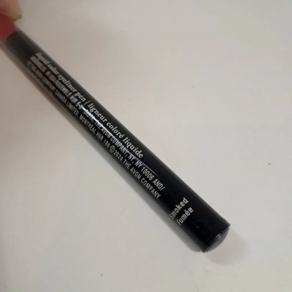 Avon fmg Glimmer Liquid Color Eyeliner Pen Smoked black eye‎ liner used